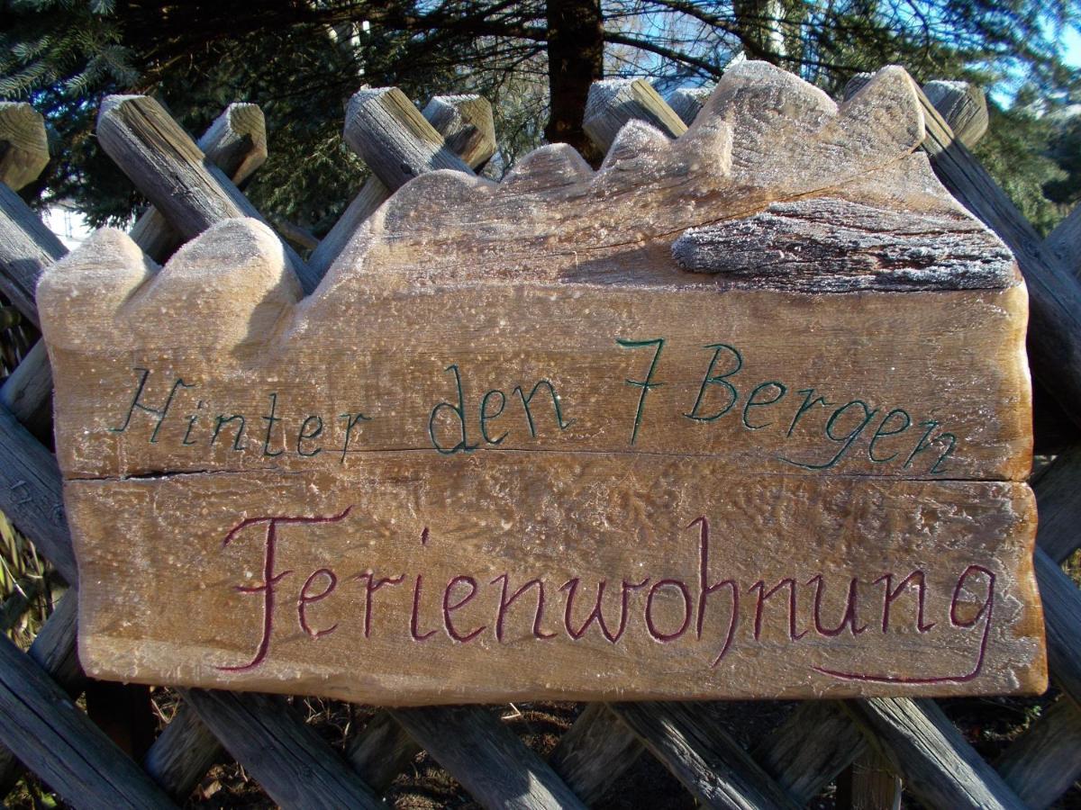 Ferienwohnung "Hinter Den Sieben Bergen" Schwarzenberg  Dış mekan fotoğraf